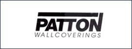 A black and white logo for patton allcovering.